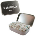 Large White Mint Tin With Sugar Free Gum